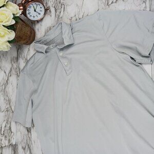 VINEYARD VINES polo t-shirt men XL gray short sleeve cotton